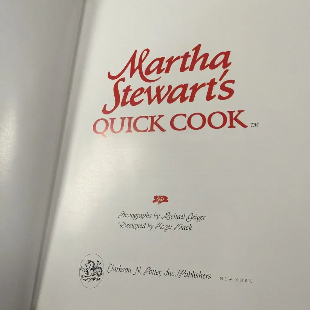 Martha Stewart's‎ Quick Cook : Two Hundred Easy and Elegant Recipes